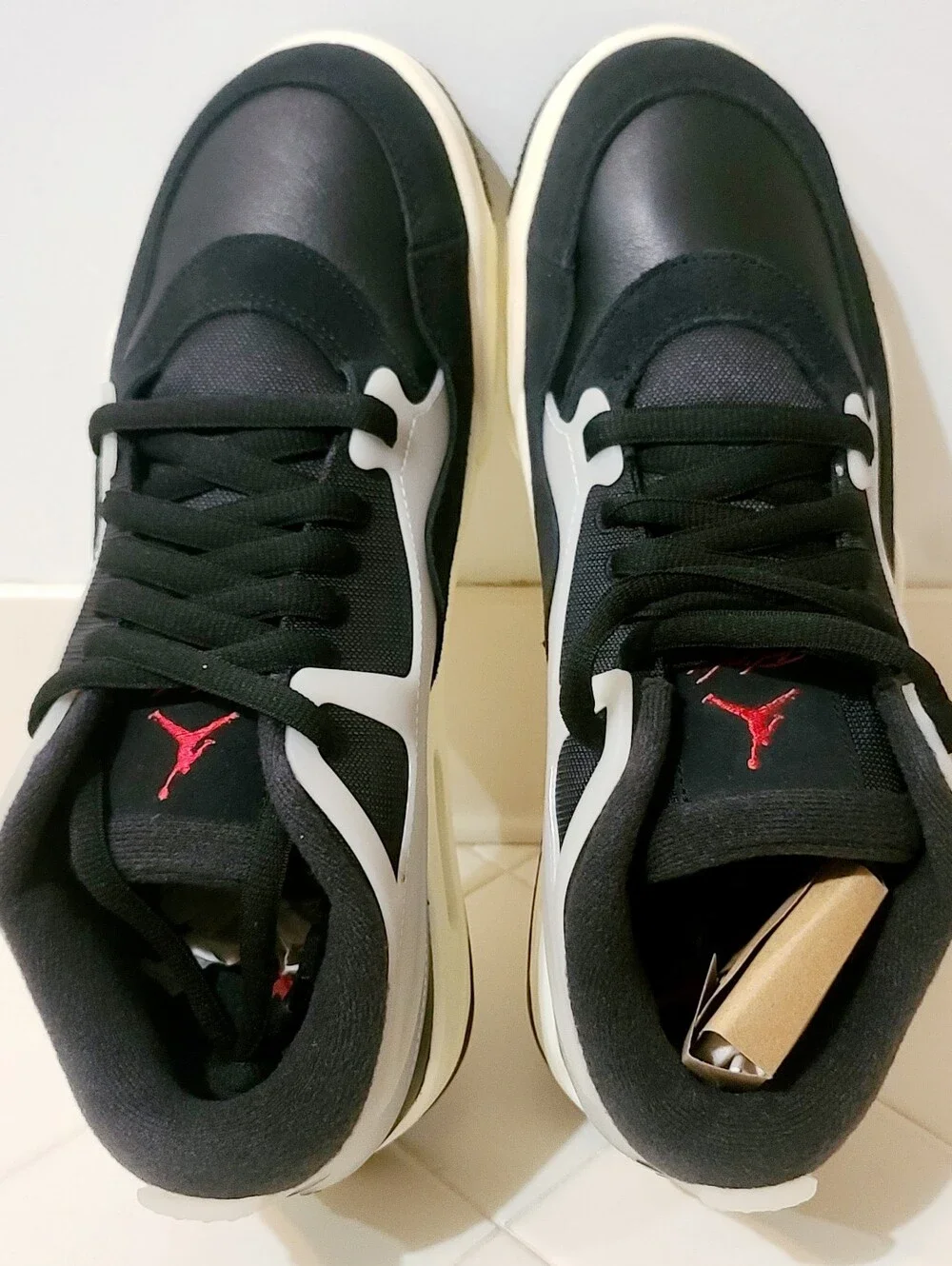 Air Jordan 4 RM Black Sail Men's Size 11.5